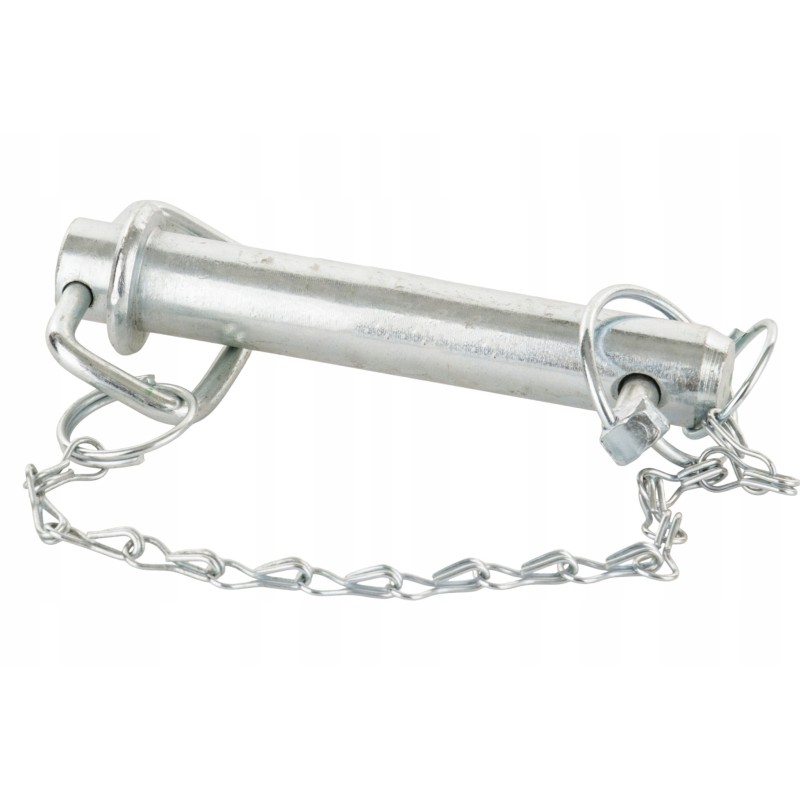 Connector hitch pin with handle and cotter pin