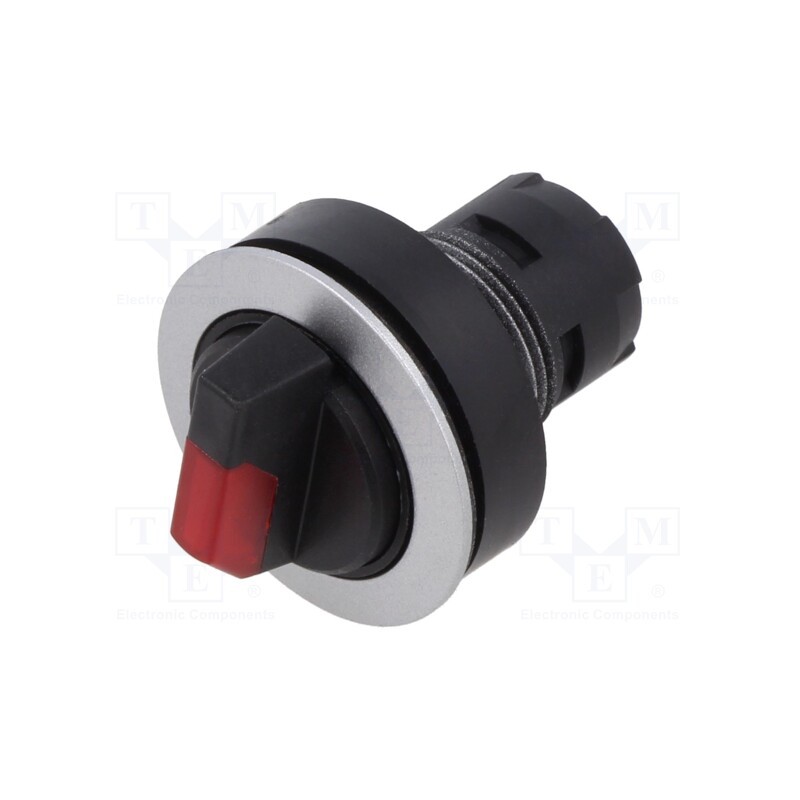 1 pcs x SCHLEGEL - RRJWAL_RT - Switch: rotary, 22mm, Stabl.pos: 2, depending on the holder, IP65