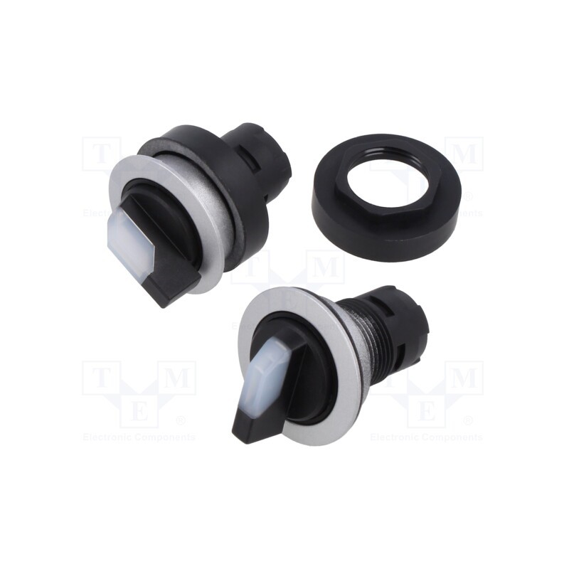 1 pcs x SCHLEGEL - RRJWAL_KL - Switch: rotary, 22mm, Stabl.pos: 2, depending on the holder, IP65