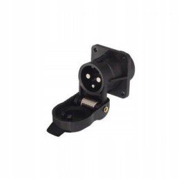 Trailer socket 3 pin male type, mounting on