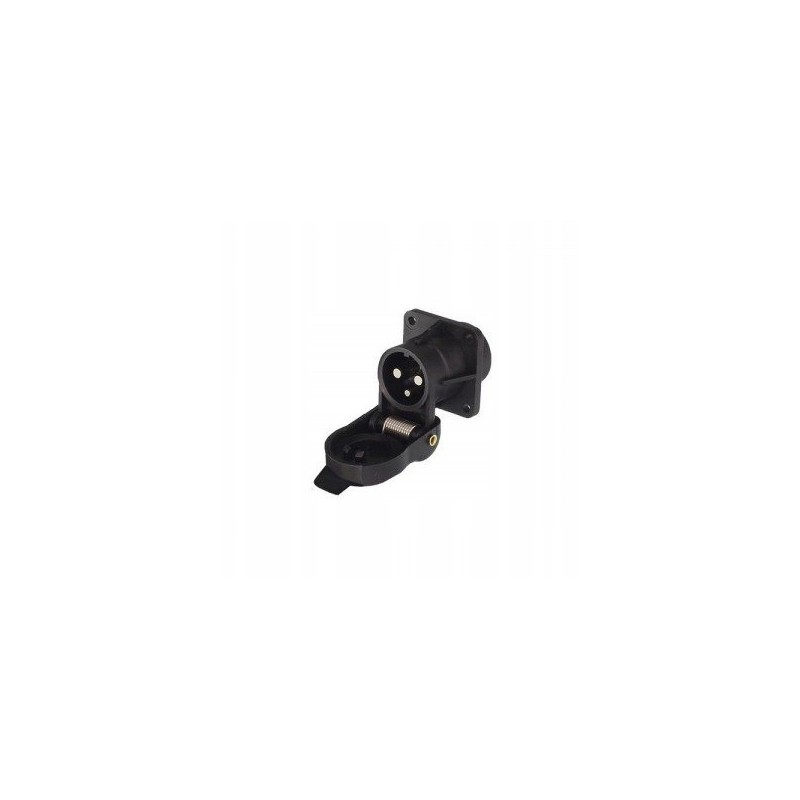 Trailer socket 3 pin male type, mounting on