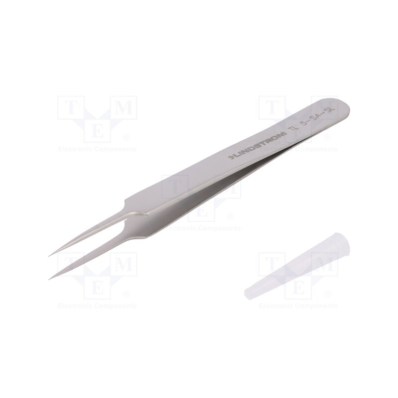 1 pcs x LINDSTRu00d6M - TL 5-SA-SL - Tweezers, 110mm, SMD, Blades: narrow, Type of tweezers: straight