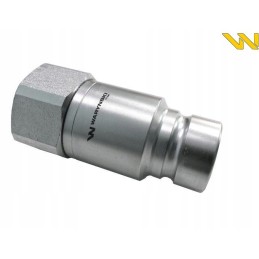 Hydraulic quick coupling, dry-cut plug