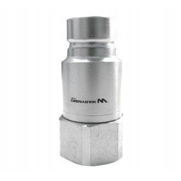 Hydraulic quick coupling, dry-cut plug