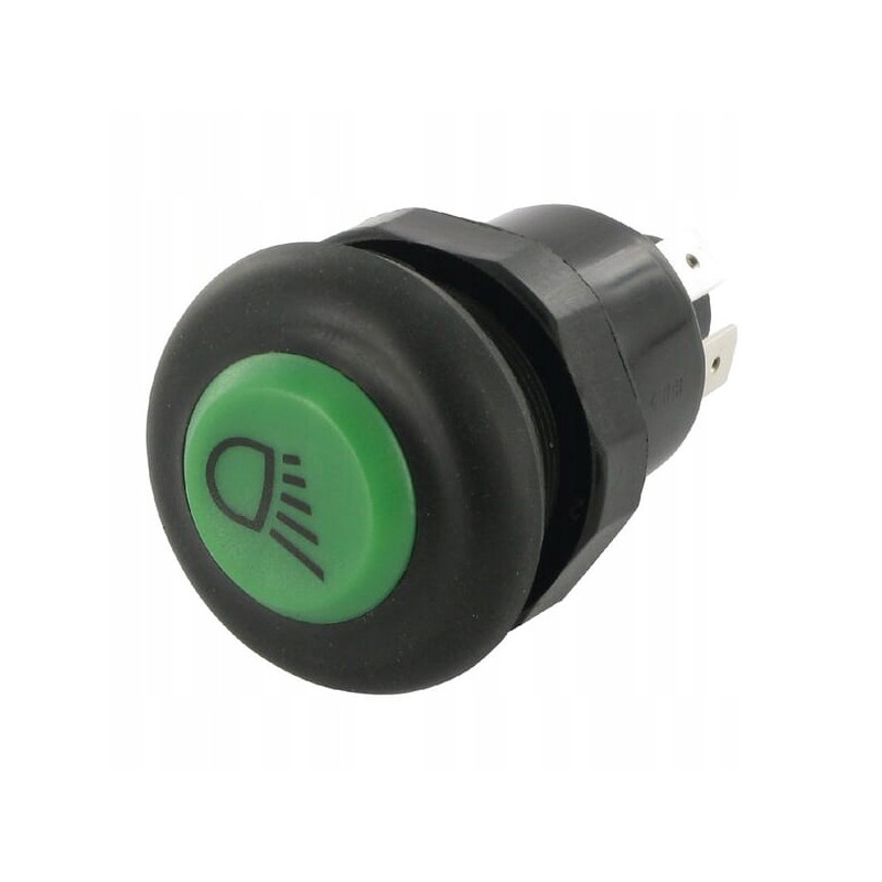 Push button switch for work lamps round with