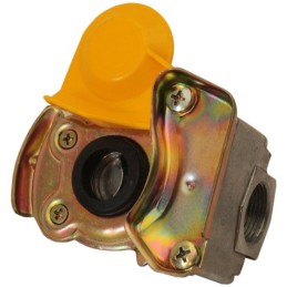 Pneumatic connector m22x1 5, yellow, hard