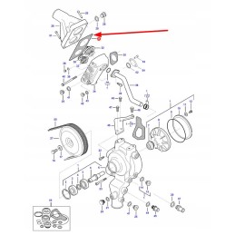 V836855603 thermostat gasket