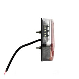 A pair of square LED trailer rear lights