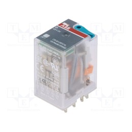 1 pcs x ABB - 1SVR405613R8300 - Relay: electromagnetic, 4PDT, Ucoil: 125VDC, Icontacts max: 6A