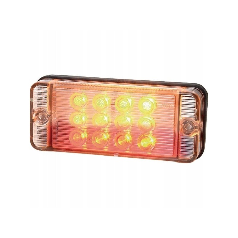 Rectangular combination rear lamp LED 12 24v Kramp