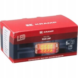 Rectangular combination rear lamp LED 12 24v Kramp