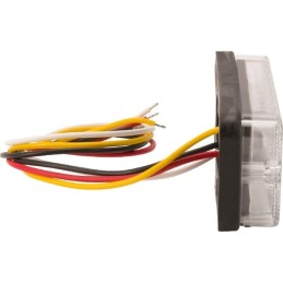 Rectangular combination rear lamp LED 12 24v Kramp