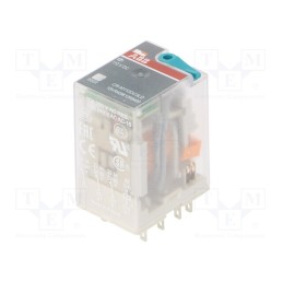 1 pcs x ABB - 1SVR405612R8400 - Relay: electromagnetic, 3PDT, Ucoil: 110VDC, Icontacts max: 10A