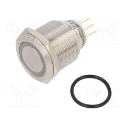 1 pcs x ONPOW - LAS1GQ25-11ZE/R/24V/S - Switch: vandal resistant, Pos: 2, SPDT, 3A/220VAC, 5A/24VDC, IP65