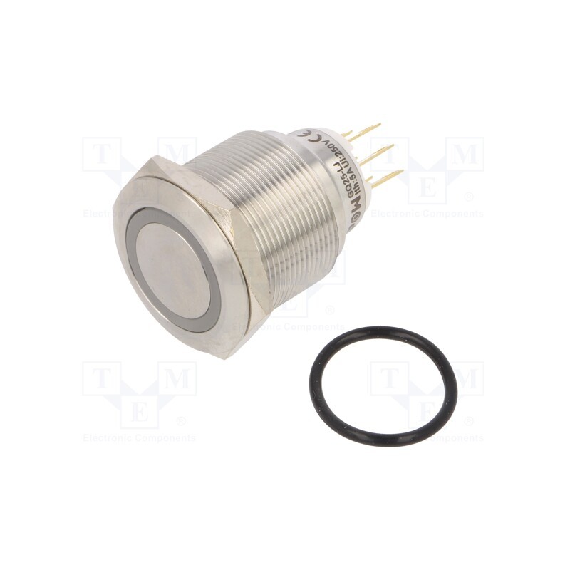1 pcs x ONPOW - LAS1GQ25-11ZE/R/24V/S - Switch: vandal resistant, Pos: 2, SPDT, 3A/220VAC, 5A/24VDC, IP65