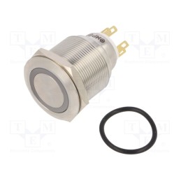 1 pcs x ONPOW - LAS1GQ25-11ZE/W/24V/S - Switch: vandal resistant, Pos: 2, SPDT, 3A/220VAC, 5A/24VDC, IP65