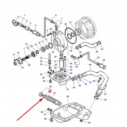3809698m1 hydraulic pump filter gasket