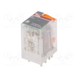 1 pcs x ABB - 1SVR405613R5100 - Relay: electromagnetic, 4PDT, Ucoil: 48VAC, Icontacts max: 6A