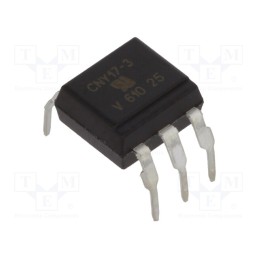 2 pcs x VISHAY - CNY17-3X006 - Optocoupler, THT, Ch: 1, OUT: transistor, Uinsul: 5.3kV, Uce: 70V