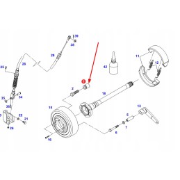 339150030330 handbrake pin
