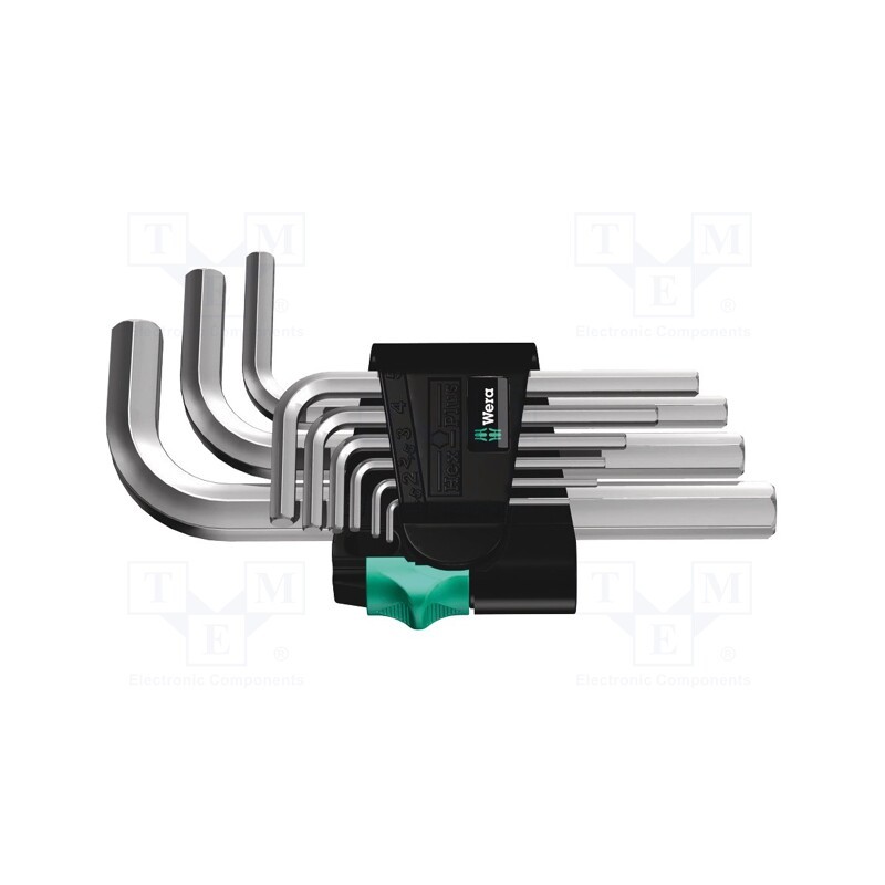1 set x WERA - 5021406001 - Wrenches set, Hex Plus key, 8pcs.