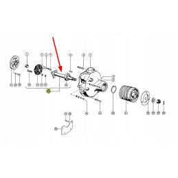 671722 0 engine output shafts