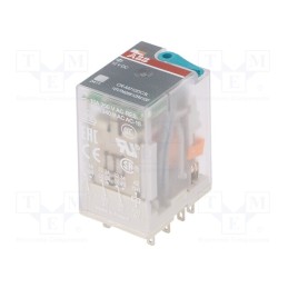 1 pcs x ABB - 1SVR405612R4100 - Relay: electromagnetic, 3PDT, Ucoil: 12VDC, Icontacts max: 10A