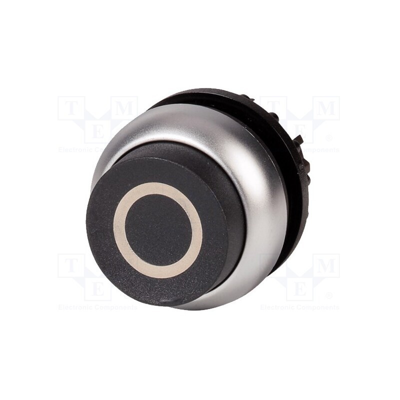 1 pcs x EATON ELECTRIC - M22-DRH-S-X0 - Switch: push-button, 22mm, Stabl.pos: 2, black, none, IP67, Pos: 2