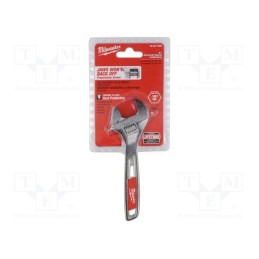 1 pcs x Milwaukee - 48227406 - Wrench, adjustable, 150mm, Max jaw capacity: 24.5mm