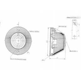 Low position lamp 13 in 92 red
