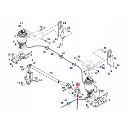 G930500200040 bracket with metal-rubber sleeve