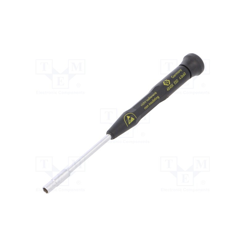 1 pcs x C.K - T4840XESD40 - Screwdriver, 6-angles socket, precision, ESD, Xonic ESD