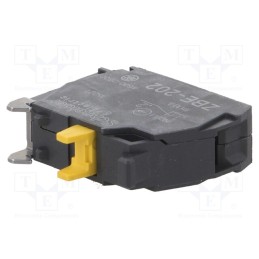 1 pcs x SCHNEIDER ELECTRIC - ZBE202 - Contact block, 22mm, Harmony XB4, -40÷70°C, front fixing