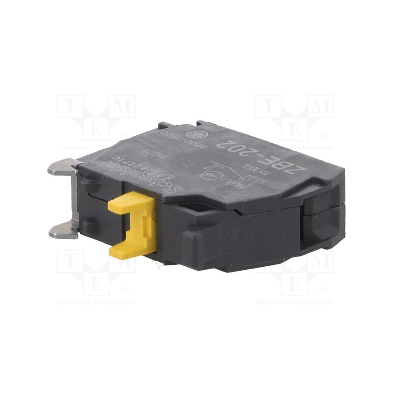 1 pcs x SCHNEIDER ELECTRIC - ZBE202 - Contact block, 22mm, Harmony XB4, -40÷70°C, front fixing