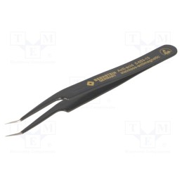 1 pcs x BERNSTEIN - 5-053-13 - Tweezers, non-magnetic, Blade tip shape: sharp, Blades: narrow