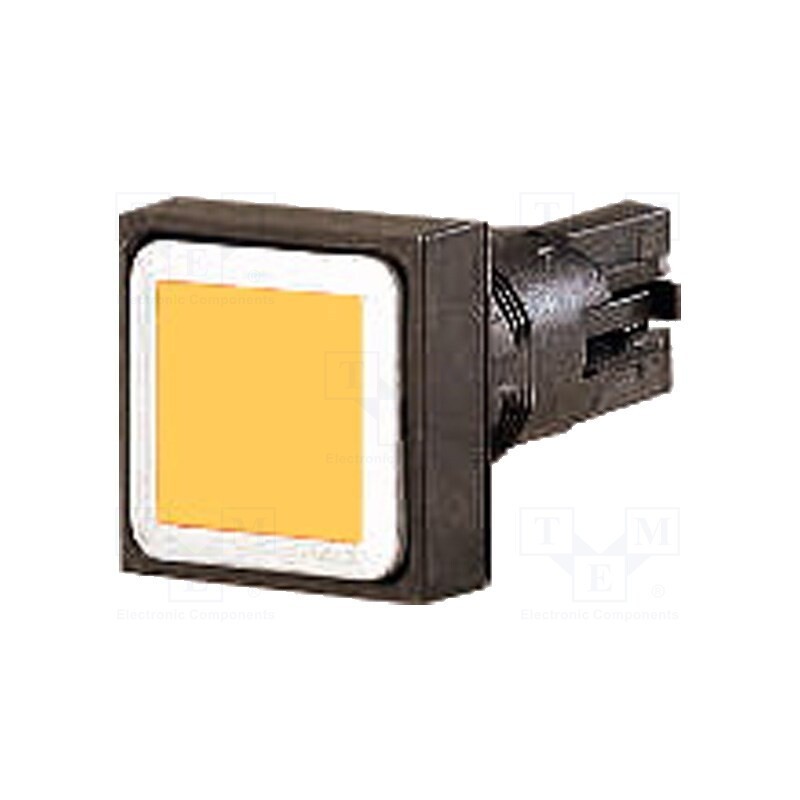 1 pcs x EATON ELECTRIC - Q25D-GE - Switch: push-button, 16mm, Stabl.pos: 1, yellow, Pos: 2, -25÷70°C