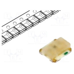 2 pcs x LITEON - LTST-C19FD1WT - LED, SMD, 0608, RGB, 1.6x2.1x0.55mm, 130°, 2÷2.4/3.5÷3.8/3.5÷3.8V