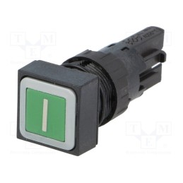 1 pcs x EATON ELECTRIC - Q18D-11 - Switch: push-button, 16mm, Stabl.pos: 1, green, Pos: 2, -25÷70°C
