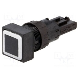 1 pcs x EATON ELECTRIC - Q18D-SW - Switch: push-button, 16mm, Stabl.pos: 1, black, Pos: 2, -25÷70°C
