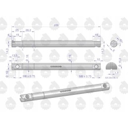 Decompressor shaft C 330 original Ursus