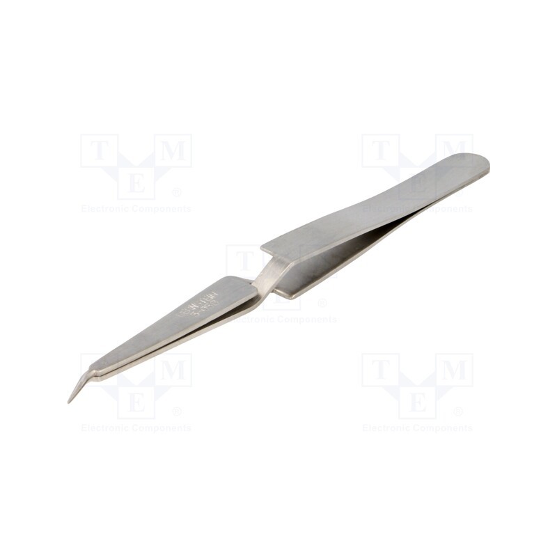 1 pcs x BERNSTEIN - 5-058 - Tweezers, 120mm, for precision works, Blade tip shape: sharp