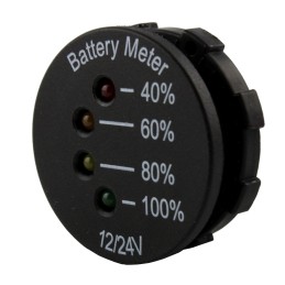 Universal 12v 24v battery charge indicator
