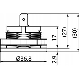 Universal 12v 24v battery charge indicator