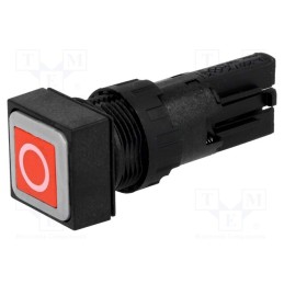 1 pcs x EATON ELECTRIC - Q18D-10 - Switch: push-button, 16mm, Stabl.pos: 1, red, Pos: 2, -25÷70°C
