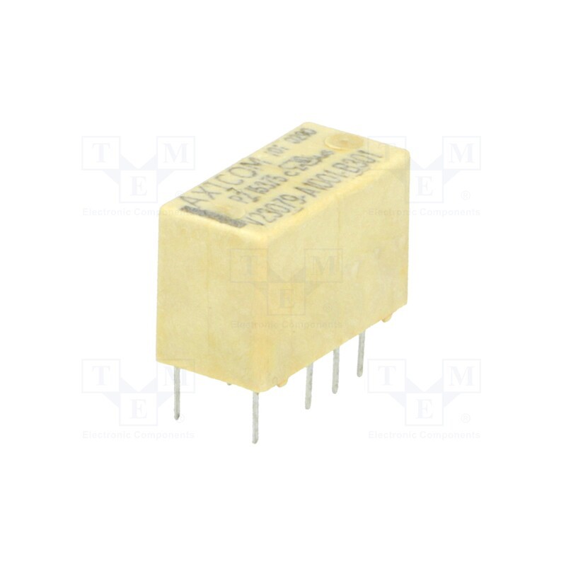 1 pcs x TE Connectivity - 1393788-3 - Relay: electromagnetic, DPDT, Ucoil: 5VDC, 2A, 0.5A/125VAC, THT