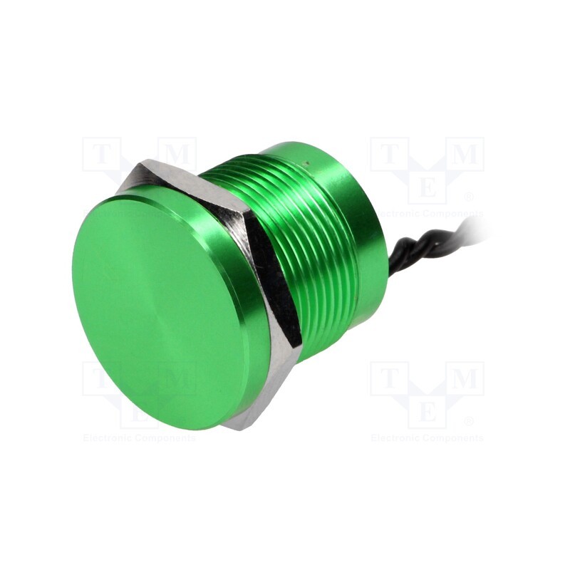 1 pcs x ONPOW - PS193P10YGN1 - Switch: piezoelectric, Pos: 2, SPST-NO, 0.2A/24VAC, 0.2A/24VDC