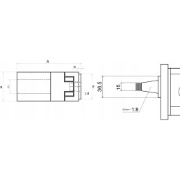 Engine pump clutch gr2 1 1 1 5 kw, 24mm shaft