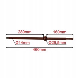 Gear lever old type Wladimirec T 25 737014