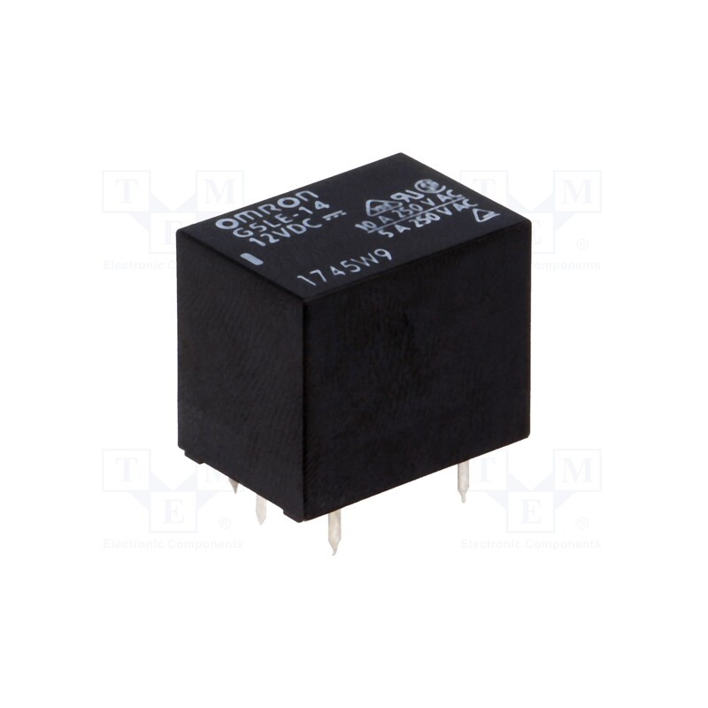 1 pcs x OMRON OCB - G5LE-14 12VDC - Relay: electromagnetic, SPDT, Ucoil: 12VDC, Icontacts max: 10A