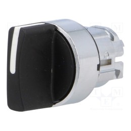 1 pcs x SCHNEIDER ELECTRIC - ZB4BD3TQ - Switch: rotary, 22mm, Stabl.pos: 3, black, none, IP66, prominent